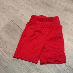 Red Kids Shorts